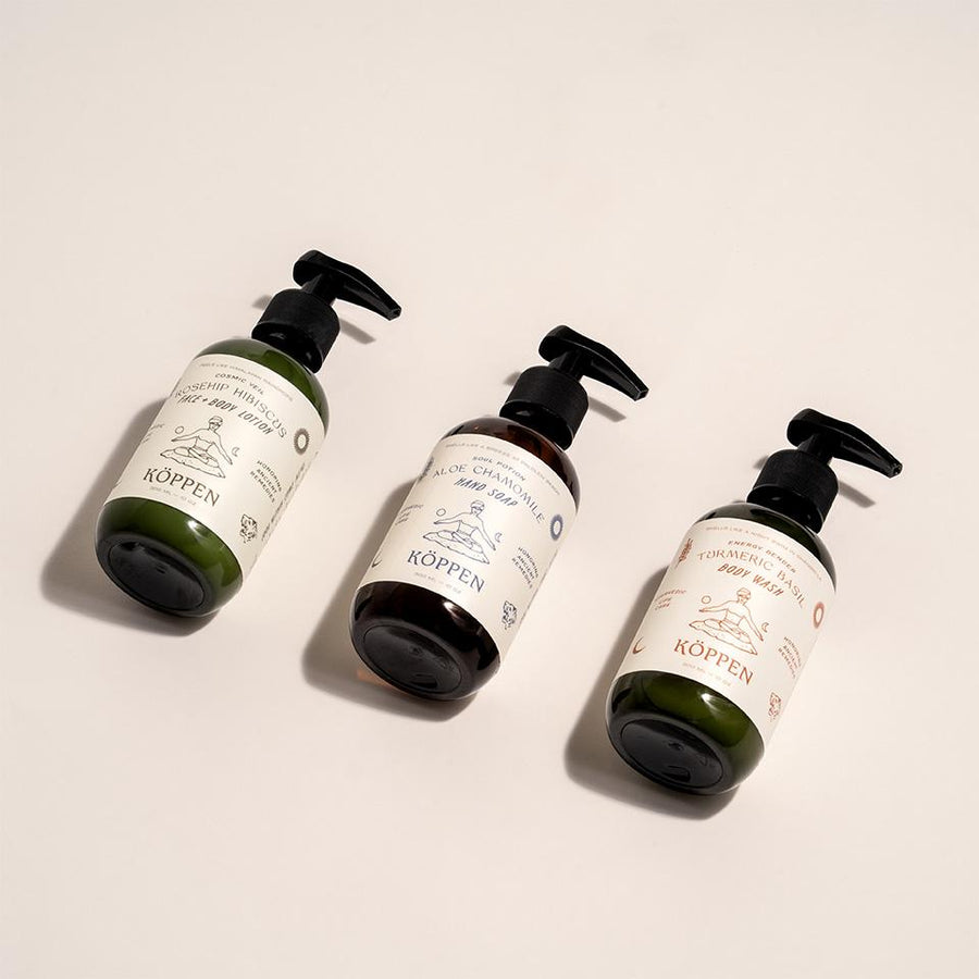 Daily Essentials Collection | Hands. Body. Face Köppen Ayurvedics 